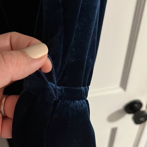 Blue velvet ModCloth jumpsuit - Picture 8 of 8